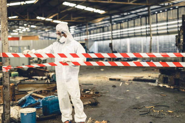 Professional Hoarding Cleanup technician working in West Baldwin, ME
